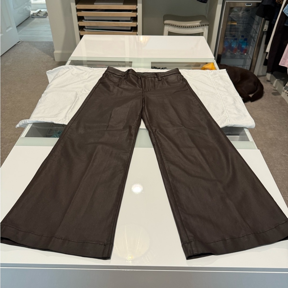 Brown Wide-Leg Pants